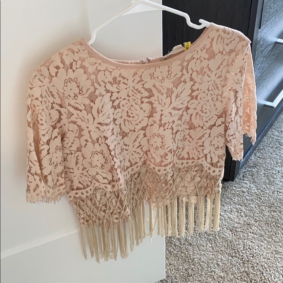 Chelsea & Violet Tops - Chelsea & Violet Fringe Top